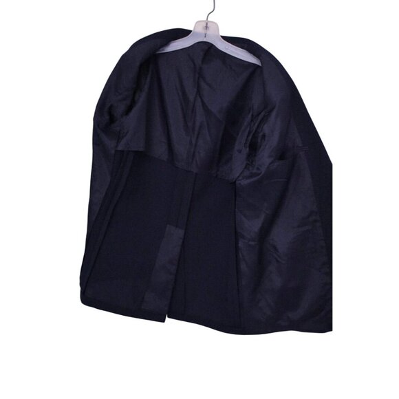 Vintage 1970's Men's The Broadway Navy Blue Blazer Sports Coat Size 44 - Picture 6 of 6
